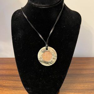 Irish coin necklace